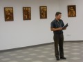 Hőnich Imre intarziakészítő kiállításának megnyitója