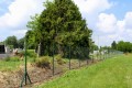 Új kerítést kapott a téglagyári temető a keleti oldalon