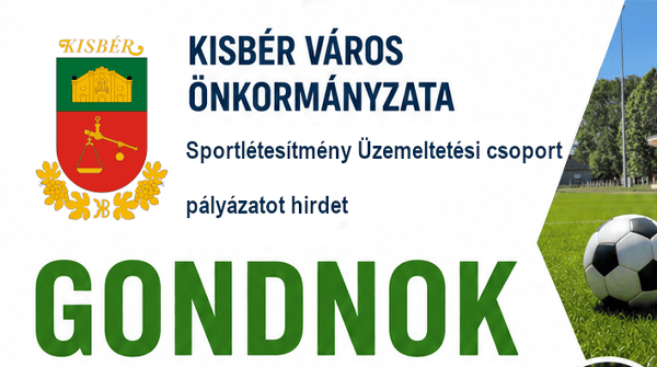 Pályázat gondnok munkakör/feladatkör betöltésére