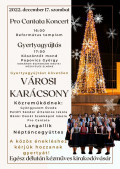 IV. ADVENTI GYERTYAGYÚJTÁS – VÁROSI KARÁCSONY 2022.