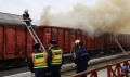 Tűz volt a kisbéri vasútállomáson